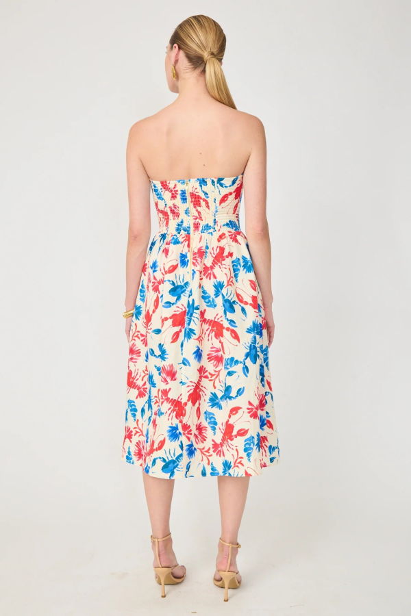 Gilner Farrar Luanna Dress in Lobster Print