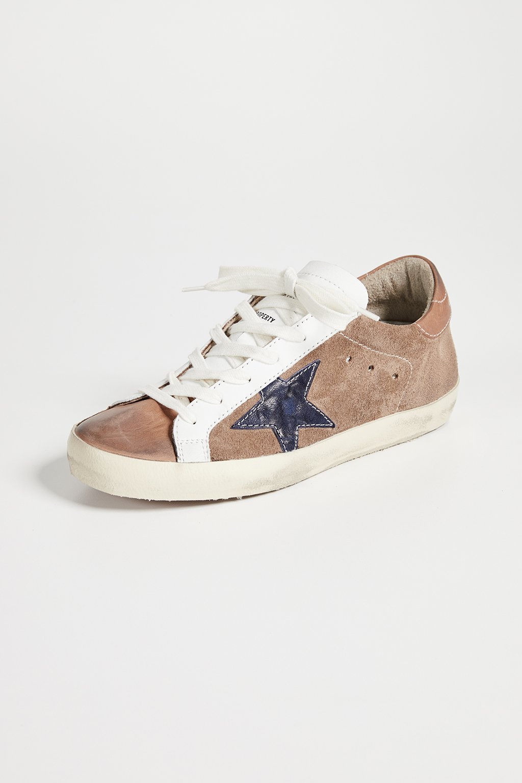 golden goose tan indigo