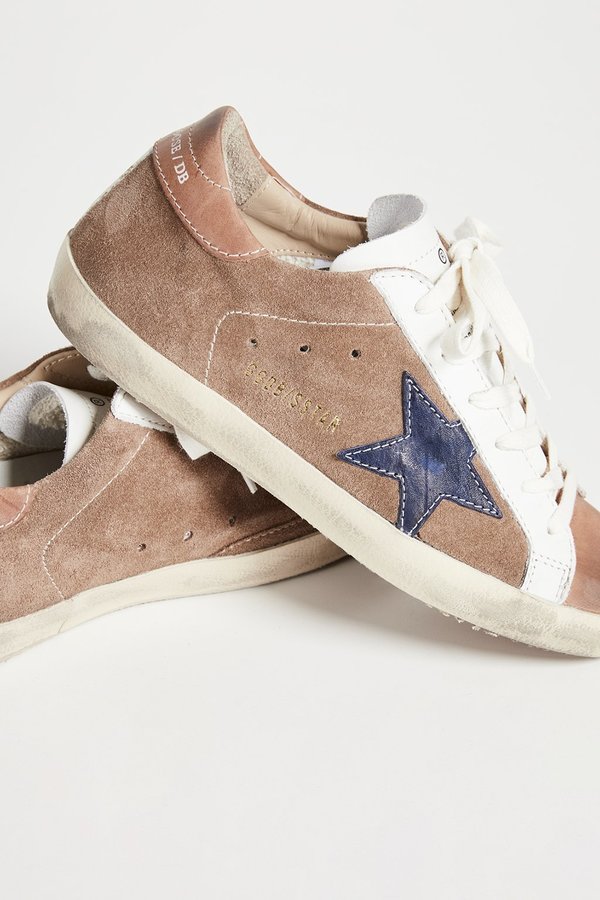 golden goose sneakers tan