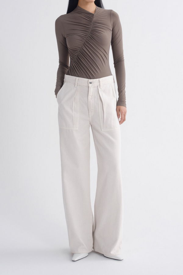AGOLDE Low Curve Utility Jean - Bone