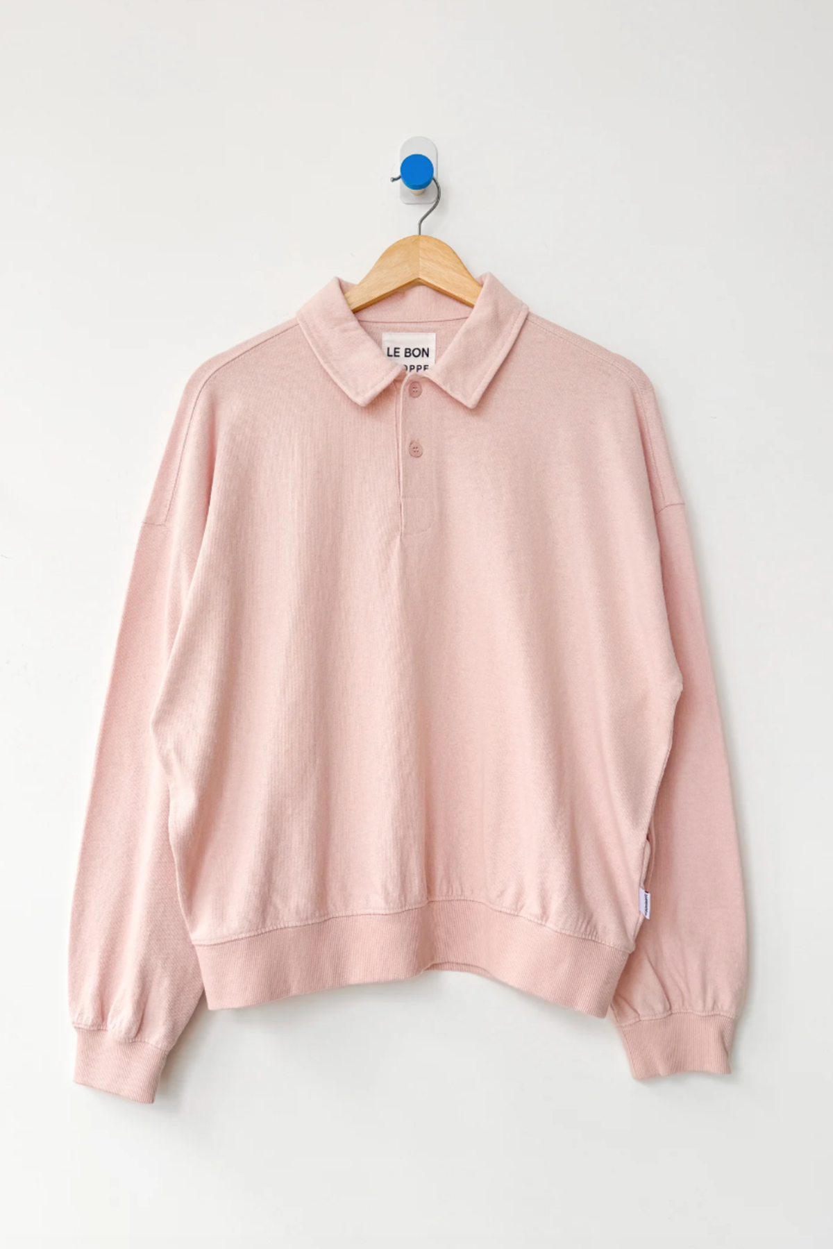 Le Bon Shoppe Polo Sweatshirt - Baby Pink - Image 10 of 10