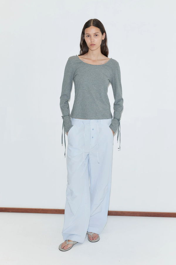 Deiji Studios Panel Leg Pant - Powder Blue