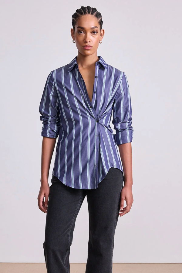 Apiece Apart Sodi Wrap Button Up Top
