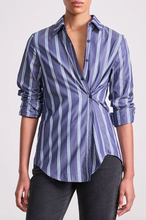 Apiece Apart Sodi Wrap Button Up Top