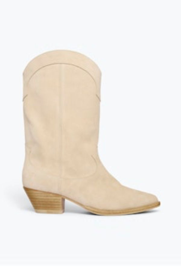 Freda Salvador Loretta Western Boot - Sahara Suede