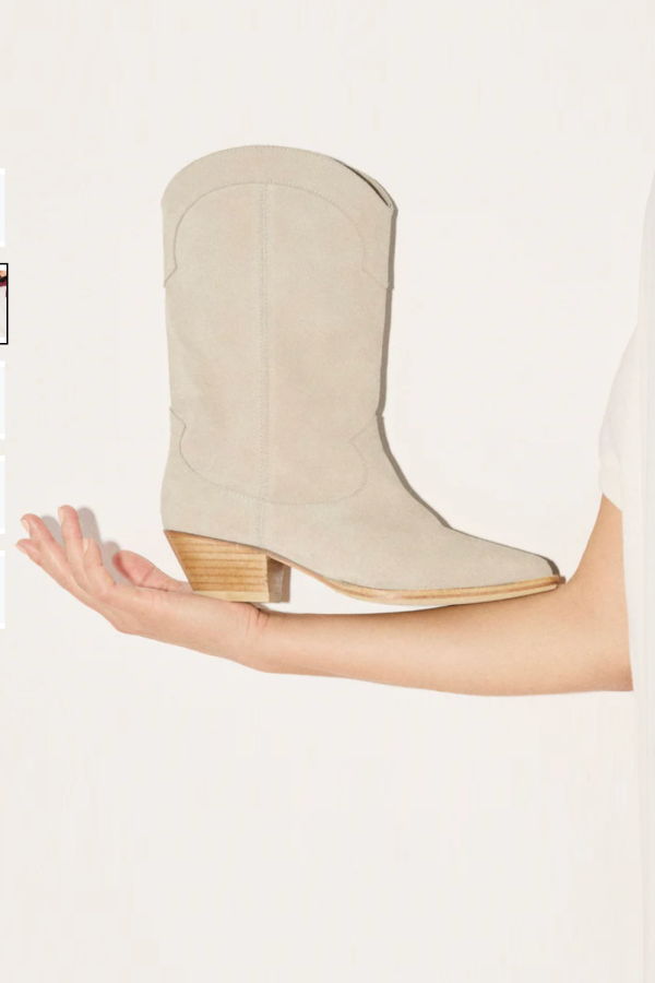 Freda Salvador Loretta Western Boot - Sahara Suede