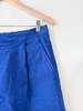 Aequamente Linen Skirt - Cobalt - Thumbnail 2