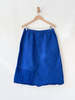 Aequamente Linen Skirt - Cobalt - Thumbnail 4