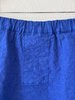 Aequamente Linen Skirt - Cobalt - Thumbnail 6