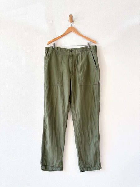 Engineered Garments CP Weather Poplin Fatigue Pant - Olive