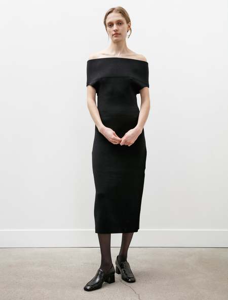 toteme seamless rib tank dress TOTEME Seamless Rib Tank Dress Long Dress - Black Dresses, Clothing -  TTM58237