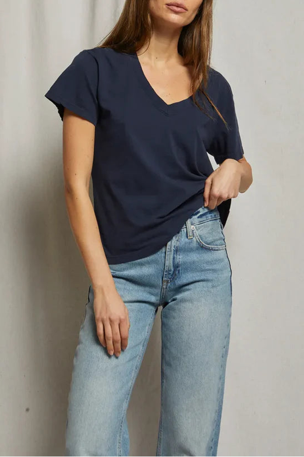 PERFECTWHITETEE Hendrix V Tee - Navy