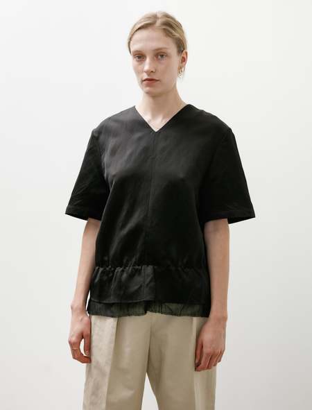 Veilance Frame SS Polo Shirt - Black | Garmentory