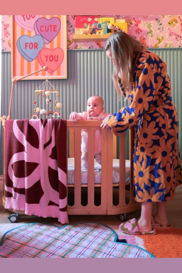 KIDS Mosey Me Ribbon Knitted Baby Blanket