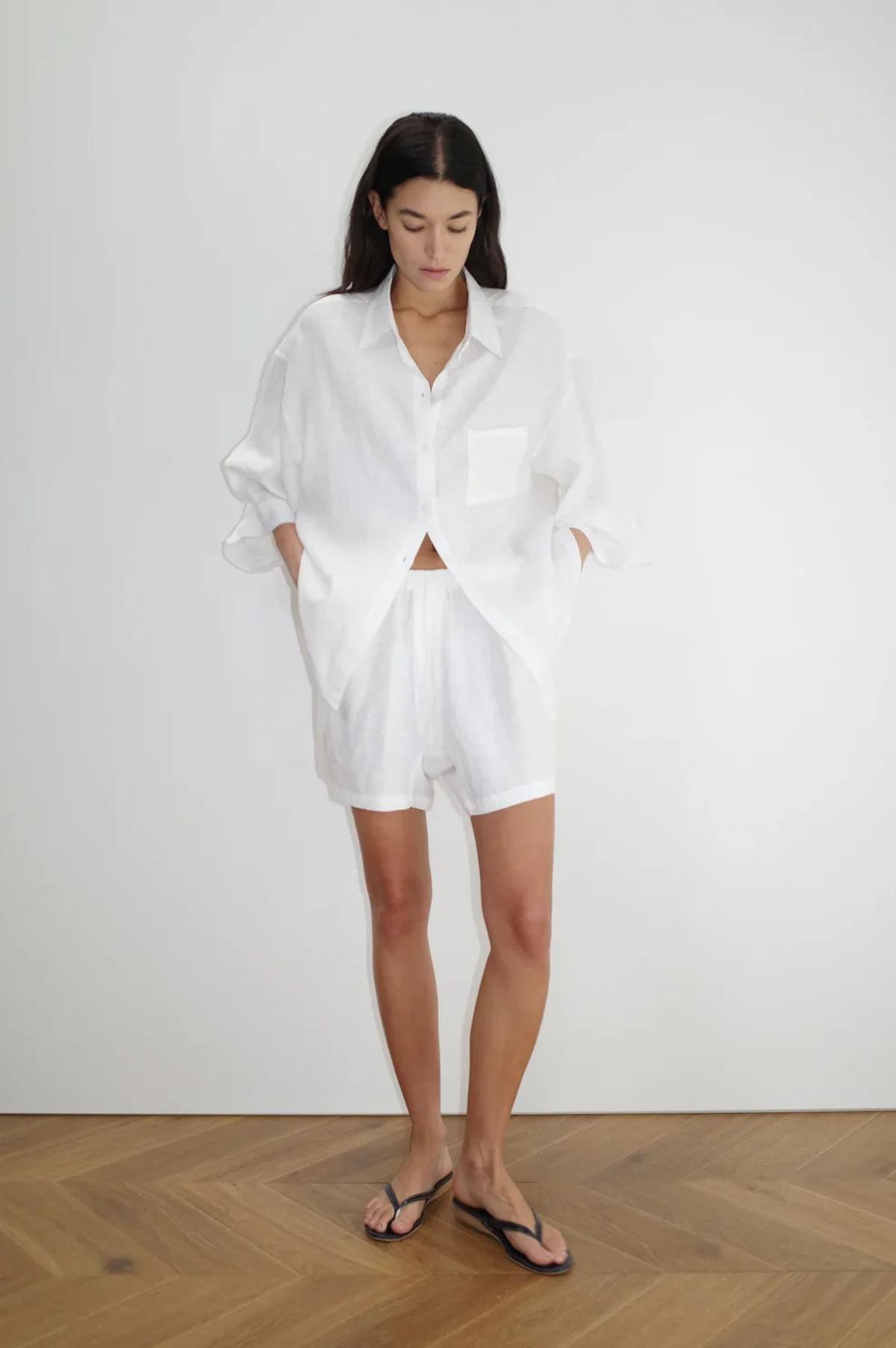 Deiji Studios Set Shorts - White - Image 2 of 2