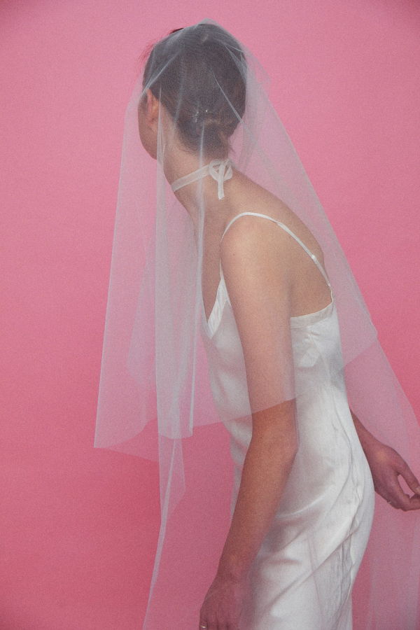 baaby Dramatic Drop Veil - Ivory