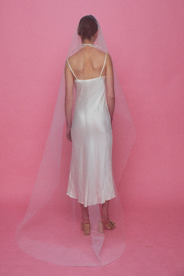 baaby Dramatic Drop Veil - Ivory