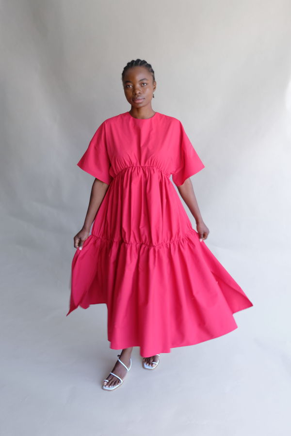 OhSevenDays Charlie Maternity Dress - Red