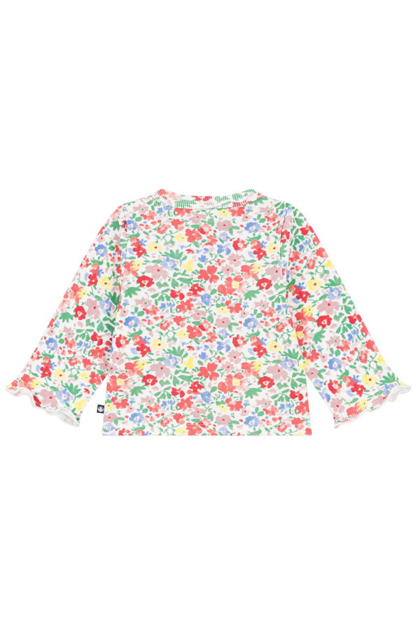 KIDS Petit Bateau Baby Floral Print Cardigan - Multicolour