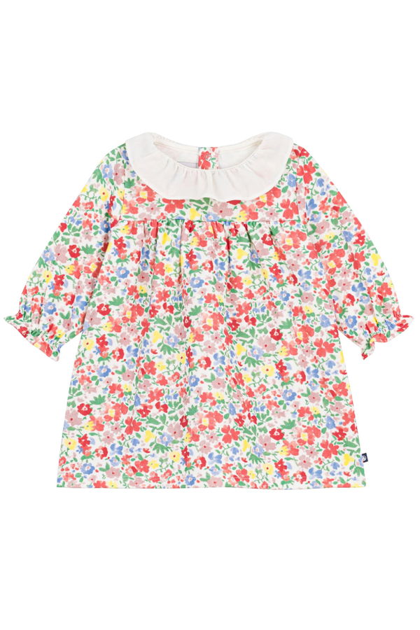 KIDS Petit Bateau Baby Dress Floral Print - Multicolour