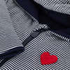 KIDS Petit Bateau Baby Padded Jumpsuit Stripes - Navy Blue - Thumbnail 4