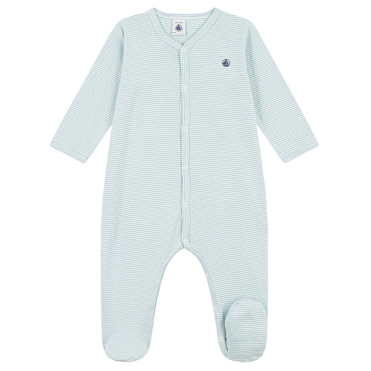 KIDS Petit Bateau Baby Pyjamas Bob - Green - Image 1 of 6