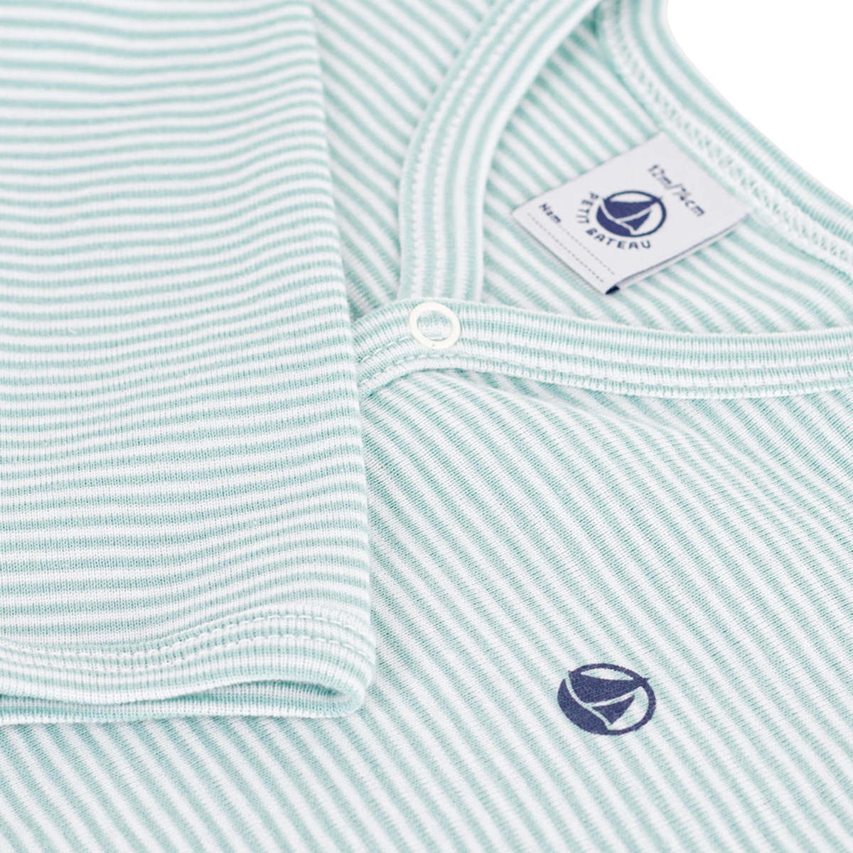 KIDS Petit Bateau Baby Pyjamas Bob - Green - Image 3 of 6
