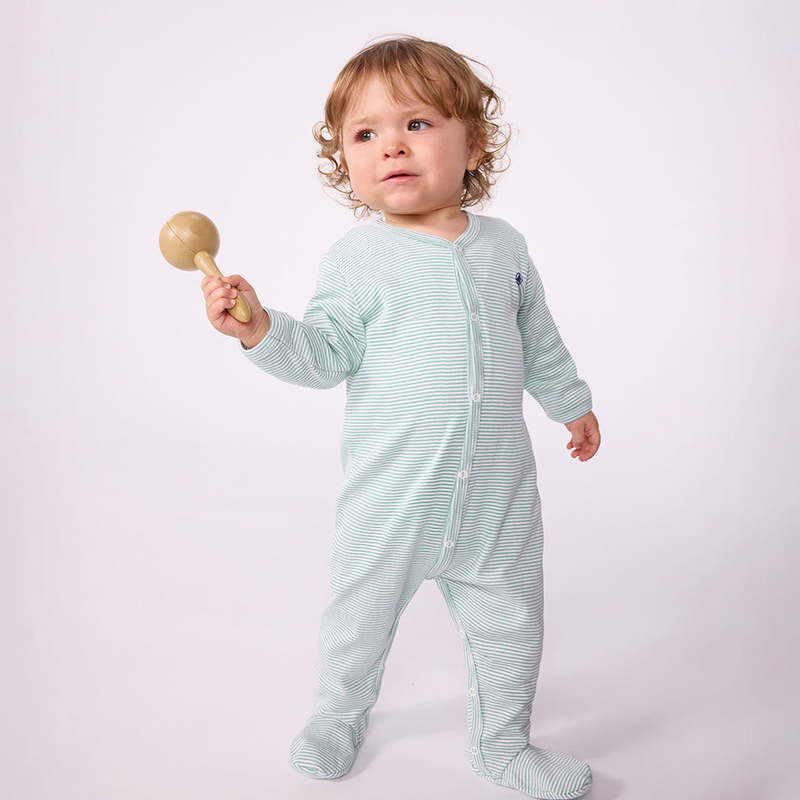 KIDS Petit Bateau Baby Pyjamas Bob - Green
