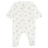 KIDS Petit Bateau Baby Bear Print Pyjamas - White - Thumbnail 1