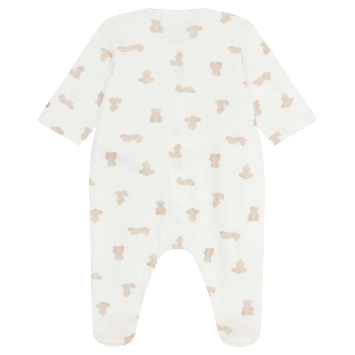 KIDS Petit Bateau Baby Bear Print Pyjamas - White - Image 2 of 4