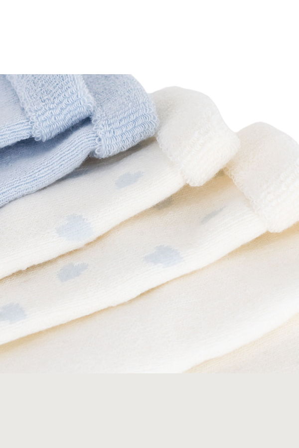 KIDS Petit Bateau Toudou Set of Three Socks - Blue