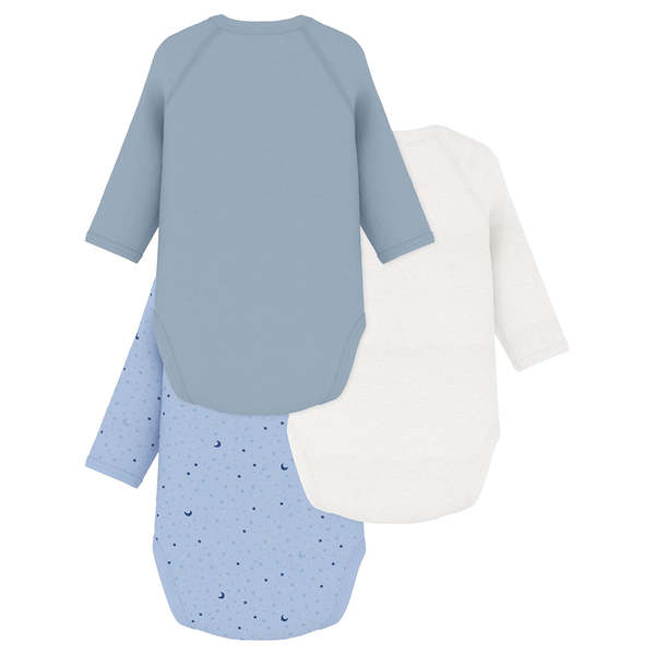 KIDS Petit Bateau Baby Set of Three Wrap Bodysuits
