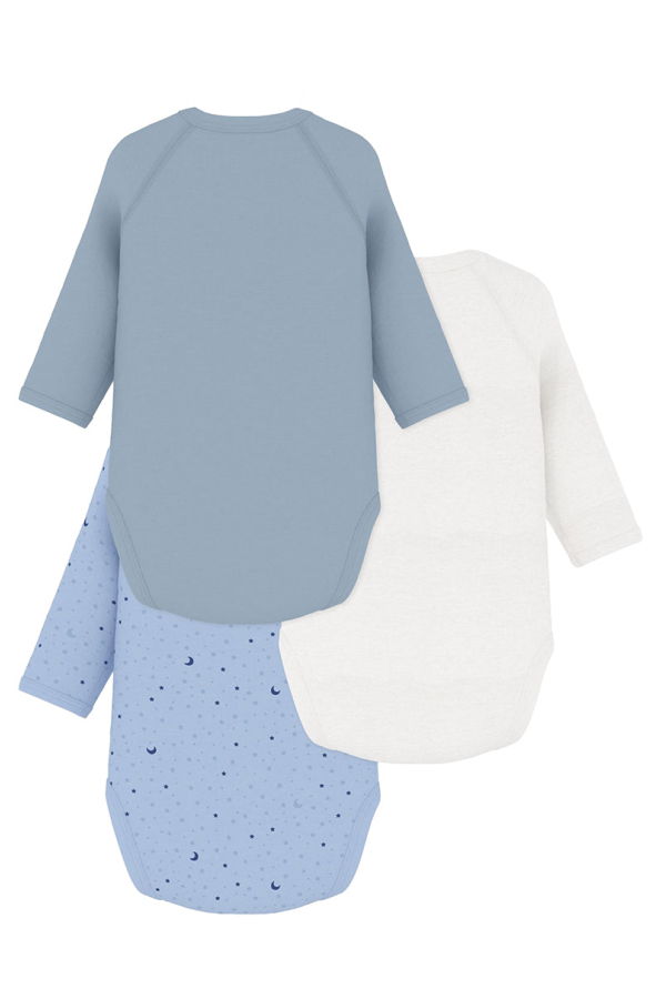 KIDS Petit Bateau Baby Set of Three Wrap Bodysuits