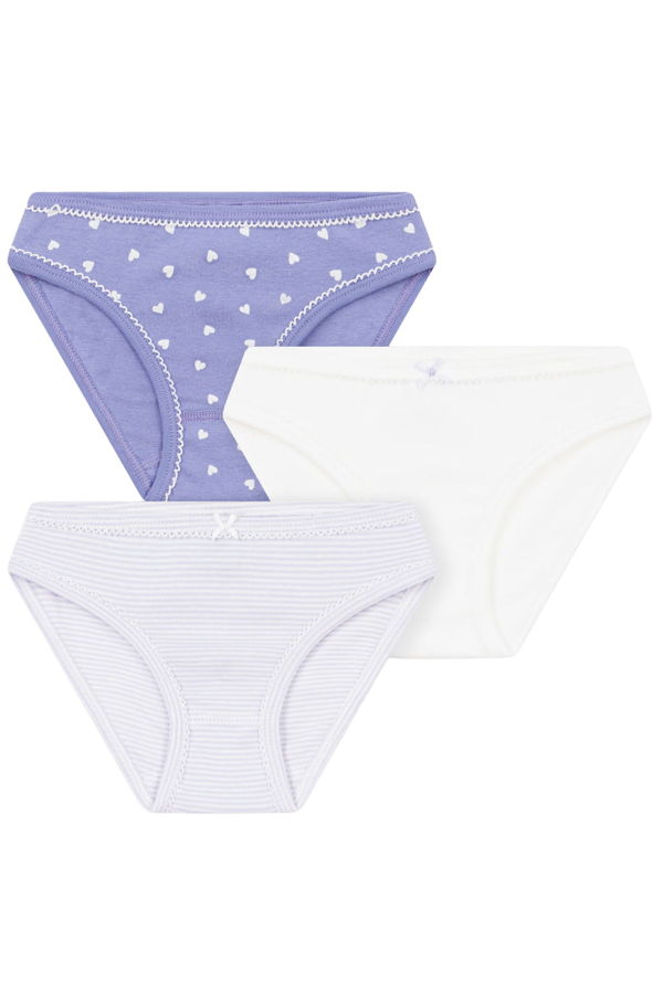 KIDS Petit Bateau Set of Three Culotte Underwear
