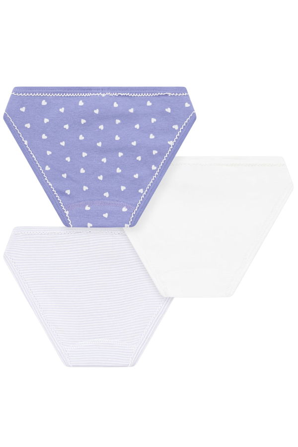 KIDS Petit Bateau Set of Three Culotte Underwear