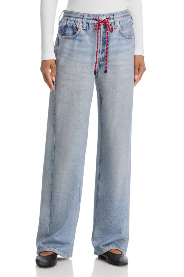 Rag & Bone RB Miramar Drawstring Wide-Leg Pant