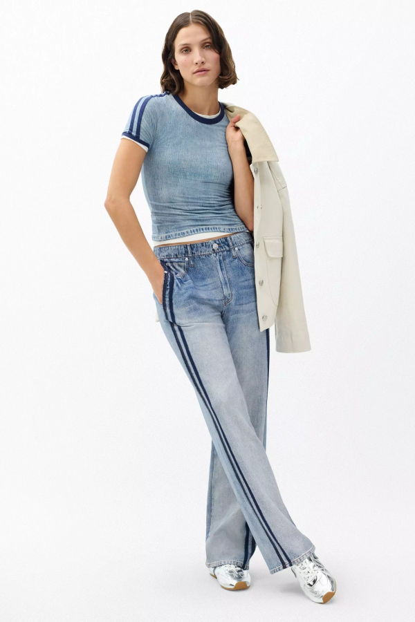 Rag & Bone Rb Miramar Wide-Leg Track Pant