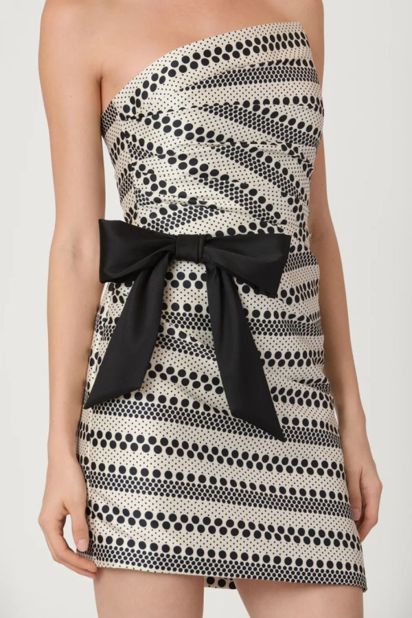 Shoshanna Shelley Dress - Ecru/Jet