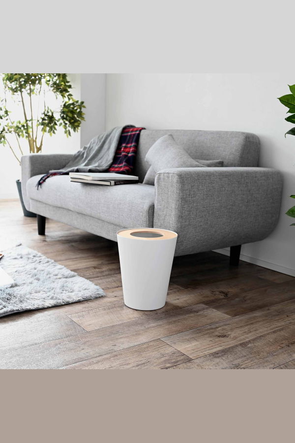 Yamazaki Home Rin Round Trash Can