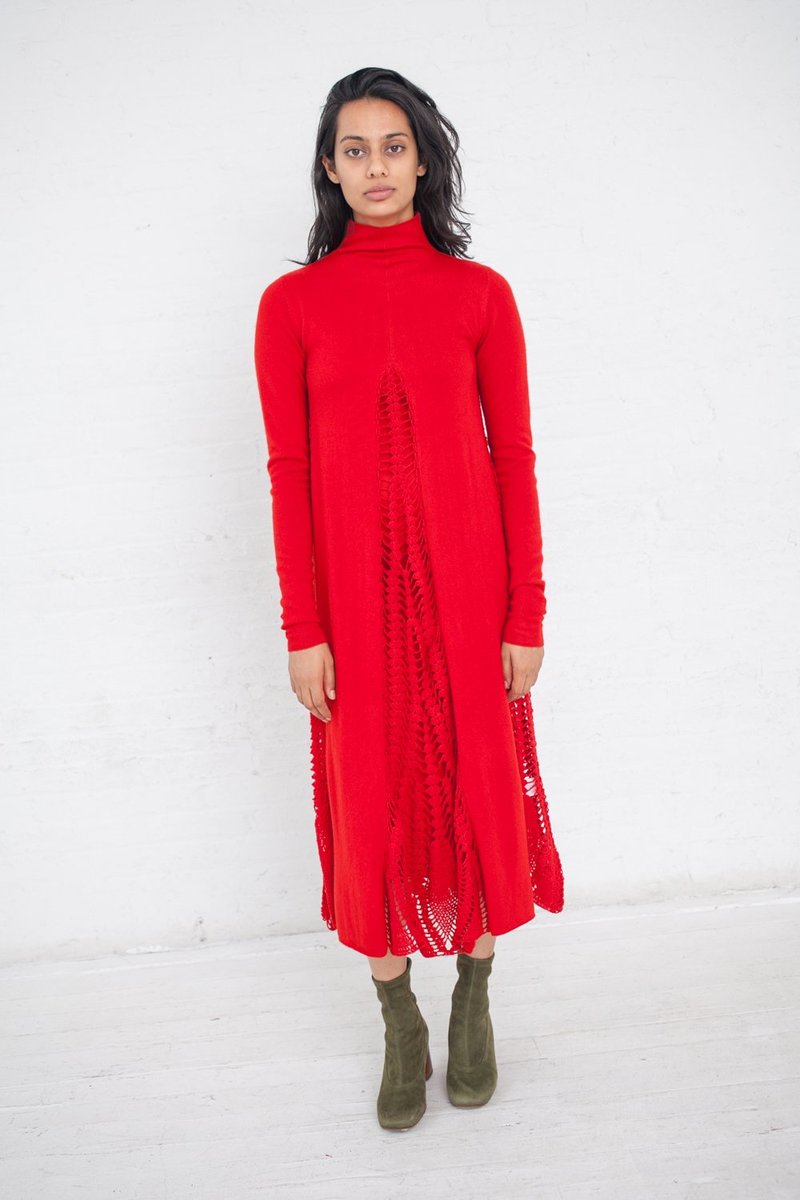 knee length dresses for ladies RYAN DRESS – Torn By Ronny Kobo main image 0