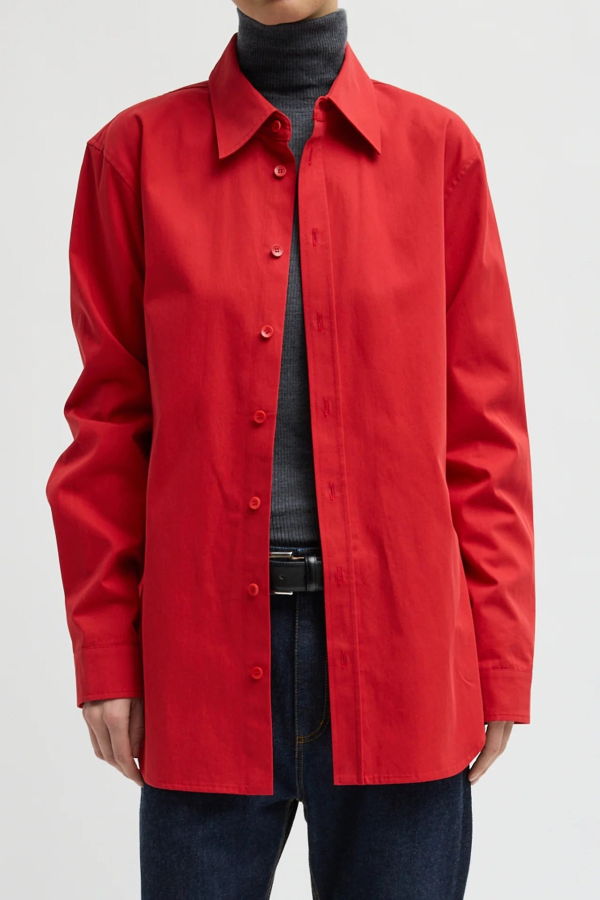 Tibi Bio Twill Easy Shirt