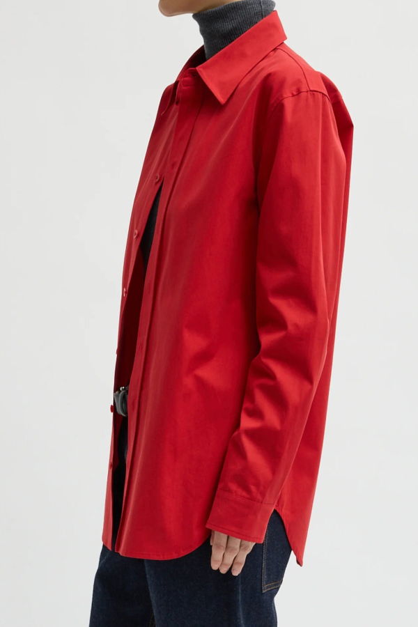Tibi Bio Twill Easy Shirt