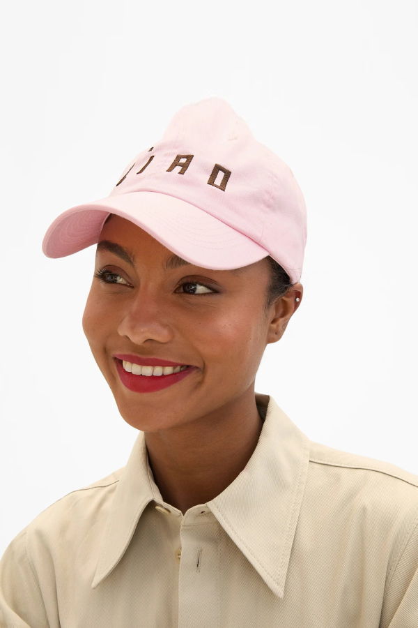 Clare V. Baseball Hat With Chocolate Embroidered Ciao