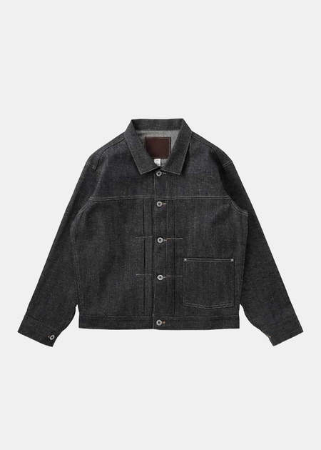 Taiga Takahashi Lot.715 French Navy Mechanic Jacket - Raw Indigo