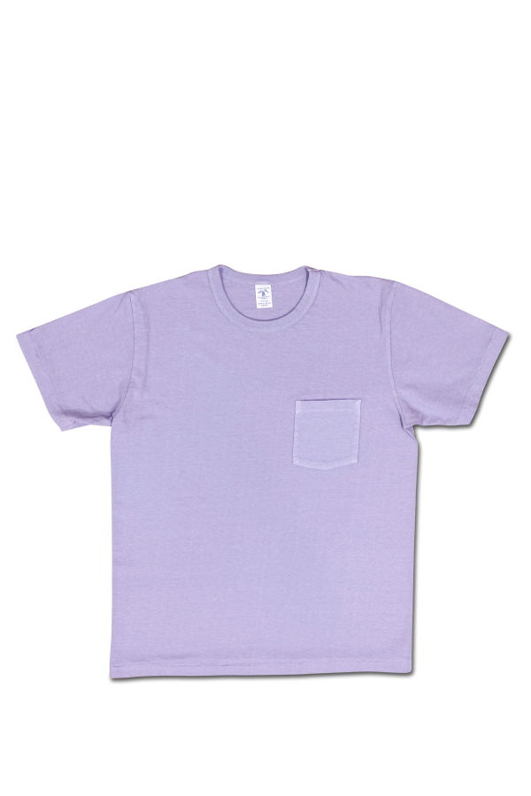 Velva Sheen - 14/1 Pigment Dyed Pocket T-Shirt - Fuji
