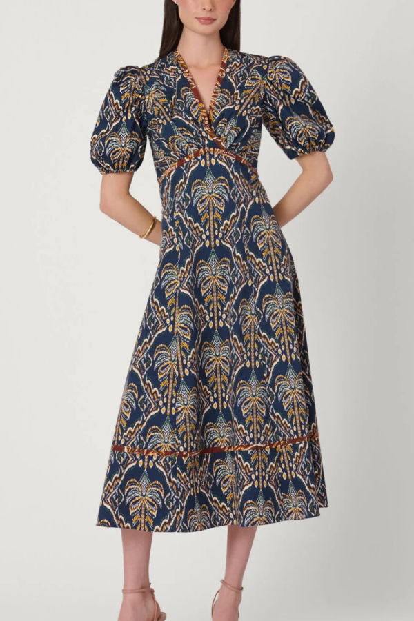 Shoshanna Gemma Dress - Navy Multi