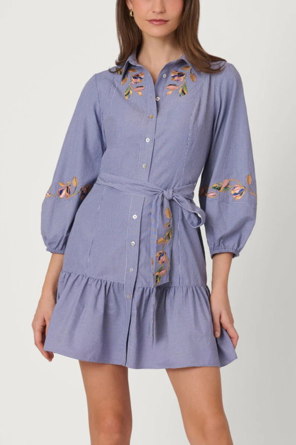 Shoshanna Gwen Dress - Lapis Multi