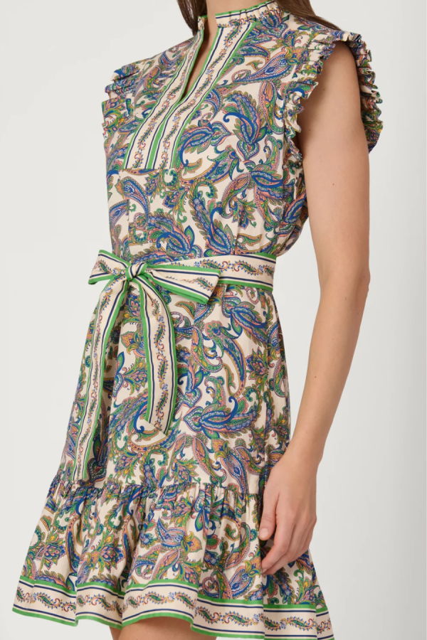 Shoshanna Leah Dress - Ivory/Multi