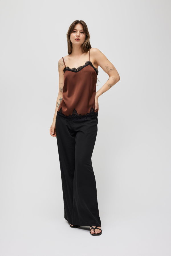 Azalea Irina Tank Top - Chocolate
