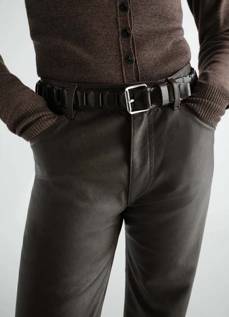 Lemaire Reversed Belt 30 - Black | Garmentory